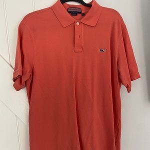 Men’s coral vineyard vines polo
